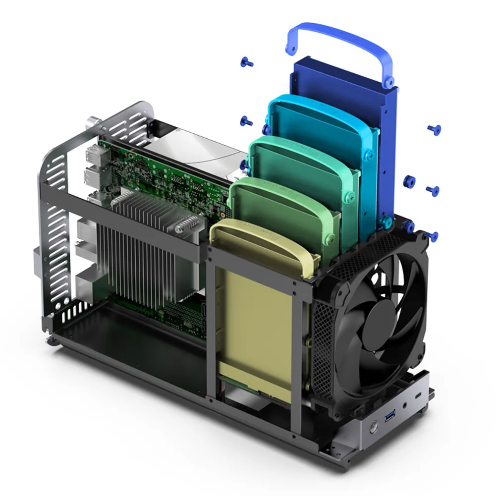 DHgate.com:Jonsbo N1 All Aluminum Portable NAS MINI ITX Case: Compact ...