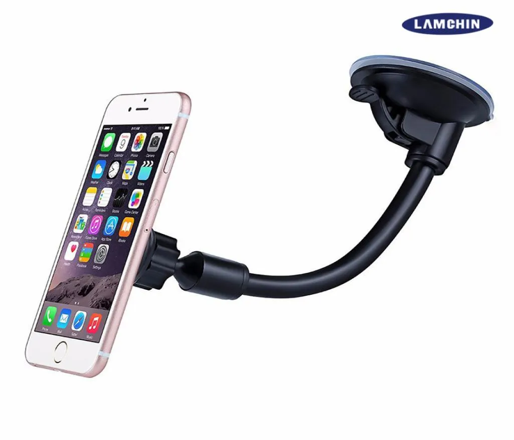 Long Arm Car Saugnapfbecher Magnetische Windschutzscheibe -Armaturenbretthalter für iPhone 7 plus 6S plus 5S 360 Grad Rotatable mit Einzelhandel 6997345