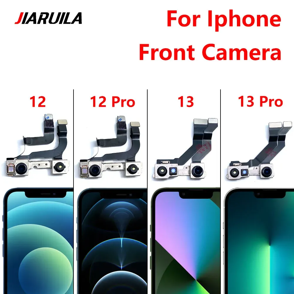 Vorderseite der Rückfahrkamera für iPhone 12 Pro max 12 Mini -Vorderkamera Heckes Hauptobjektiv Flex -Kabelkamera für iPhone 13 Pro Max 13 Mini