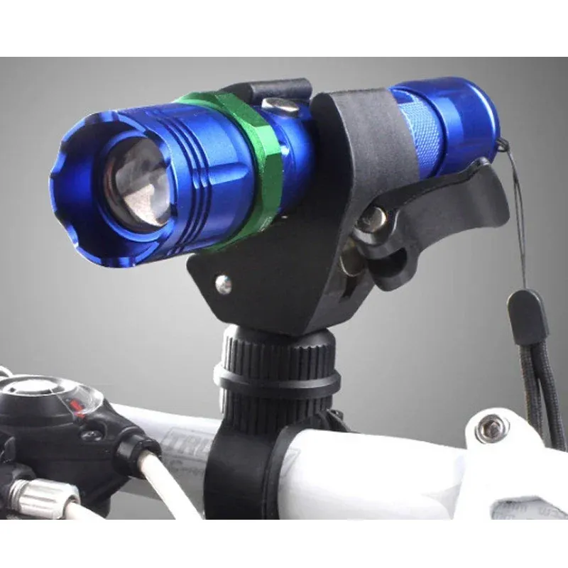 BICYCYL GUOPLEBAR PLASSE CLIP CLIP RIDIR GUPTIF UNIVERSEUR UNIVERSEUR UNIVEMENT DE CRAPPORT DE MONTRE LED ROTATION À 360 degrés