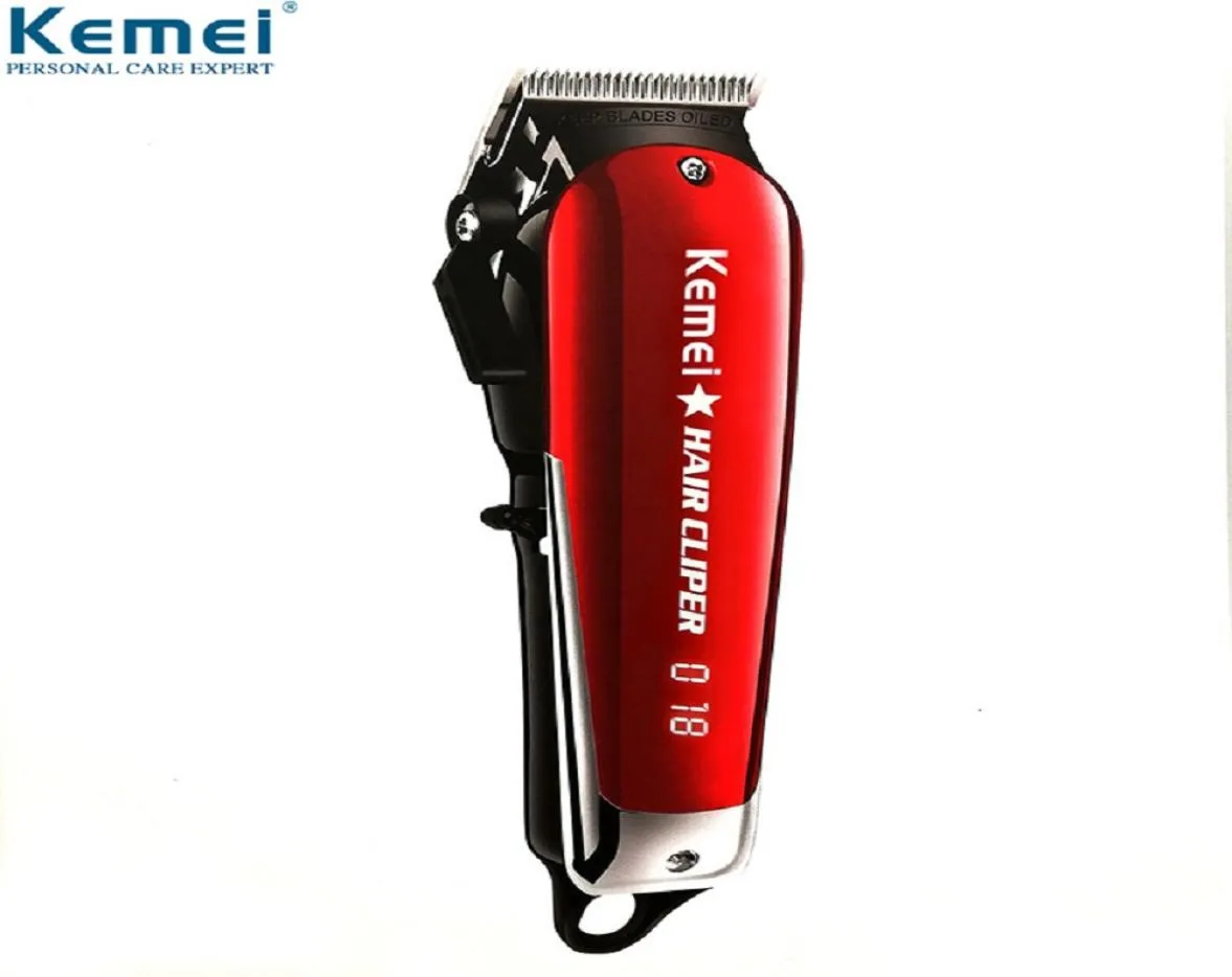 Kemei Professional Hair Clipper Electricless Trimmer LED KM2611 Carbon Steel Blade Hairdressing Machine8670700