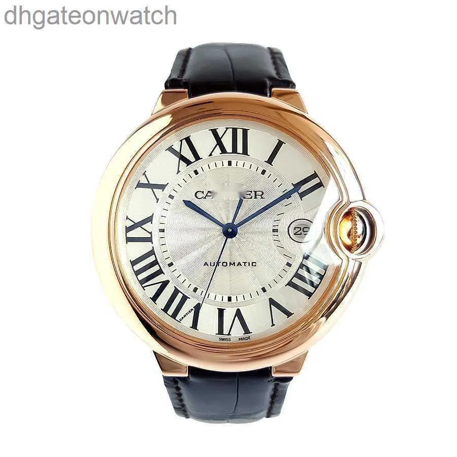 Luxury Fine 1to1 Designer Watch Carter Mens Watch Blue Balloon Series 18K Rose Gold Calendar Automatic Mécanical Watch Classic Fashion Chronograph Watch