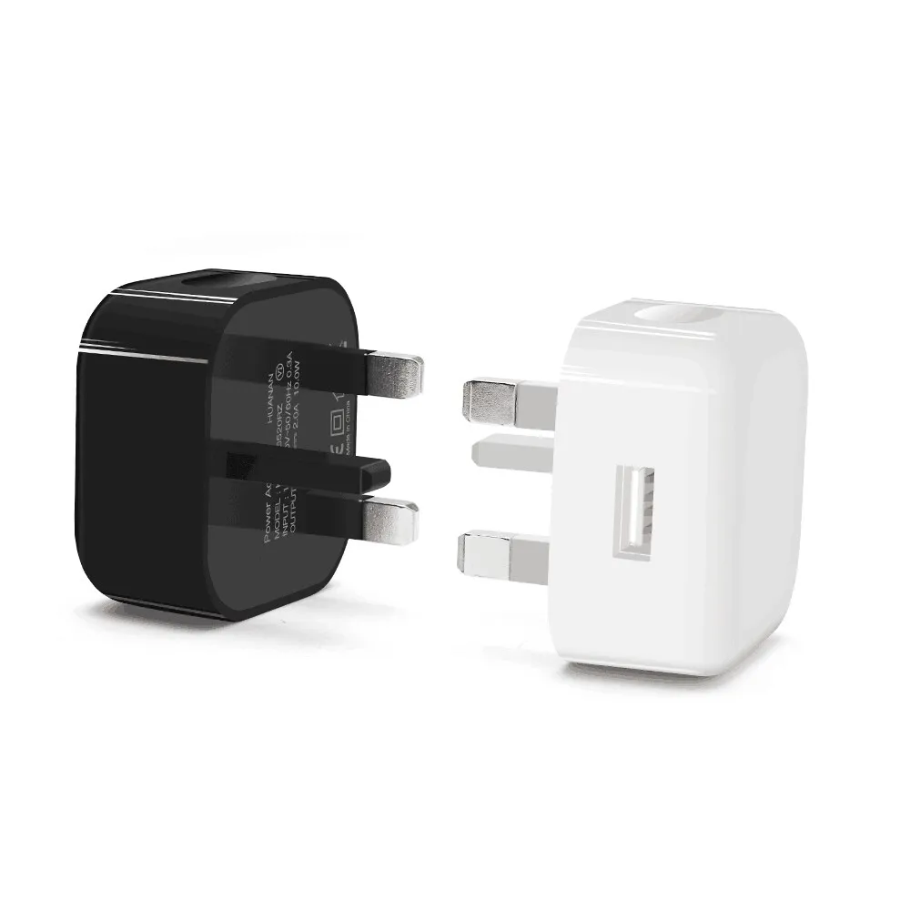 Universal USB Charger Plug, 3 Pin UK Wall Charger Head, 5V2A AC Power ...