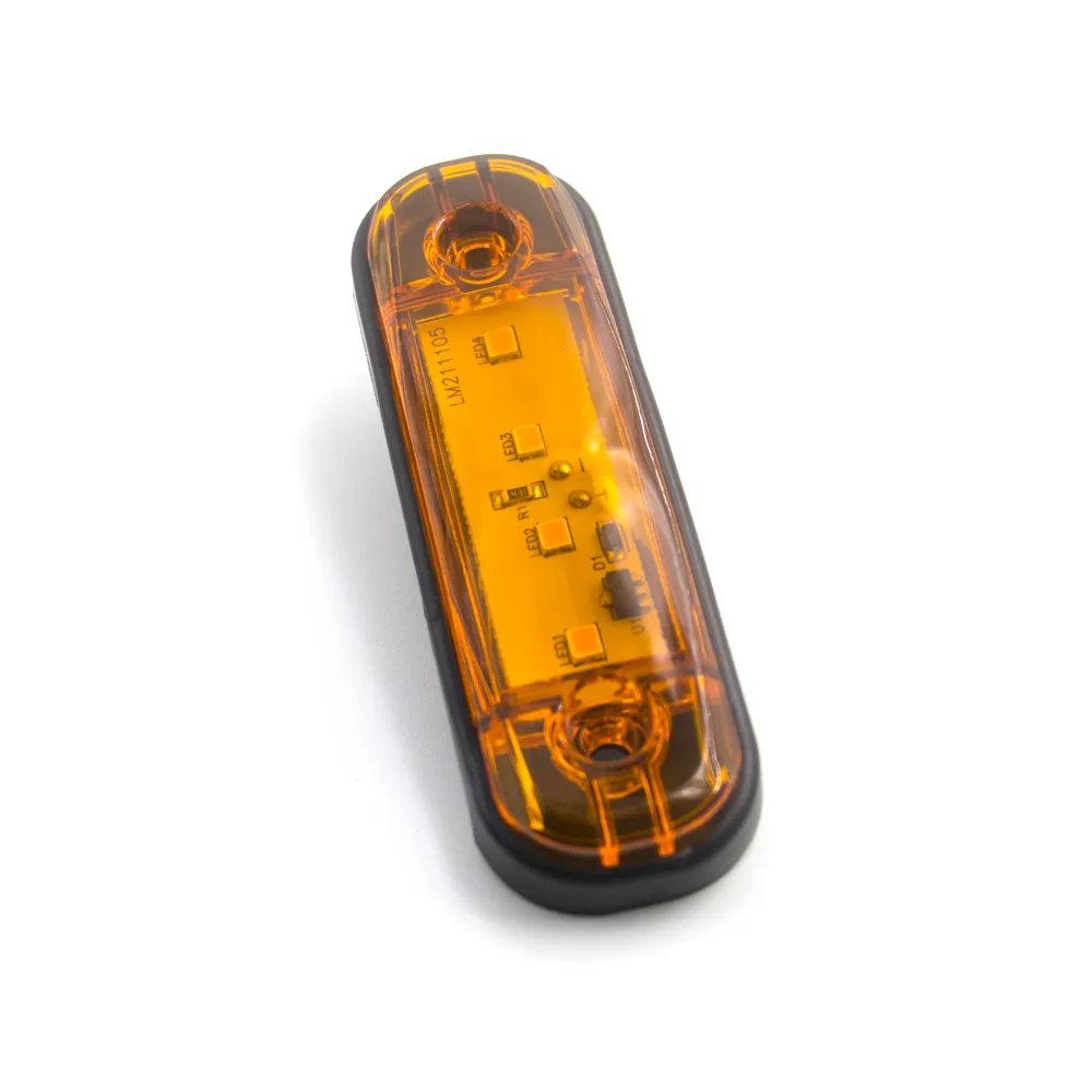 Side Led Light Yellow DHgate.com:4-Pack 12V-24V Bright LED Side Marker Lights, Yellow/White ...