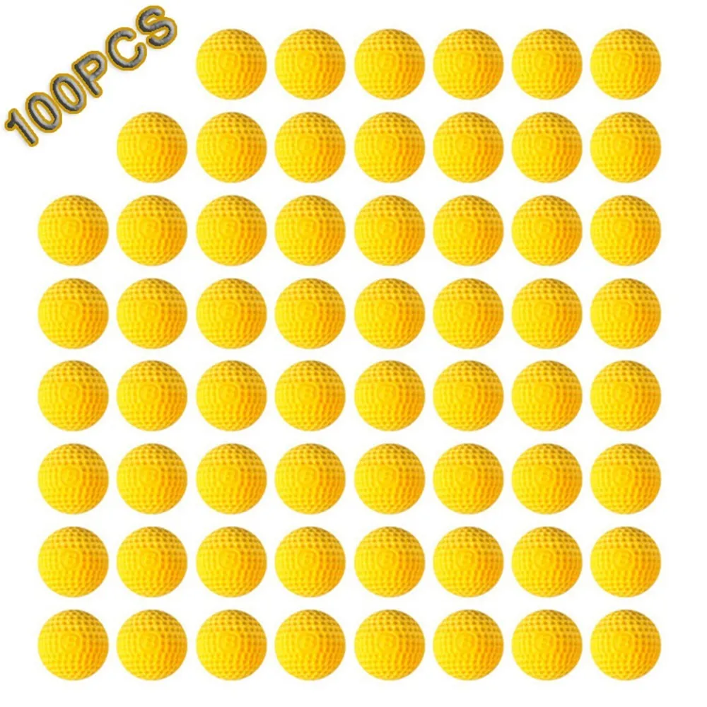 Nerf Rival Zeus Apollo Compatible Bullets 100 Pcs Yellow Soft Foam Round  Head Rival Refills Darts for Nerf Rival Guns