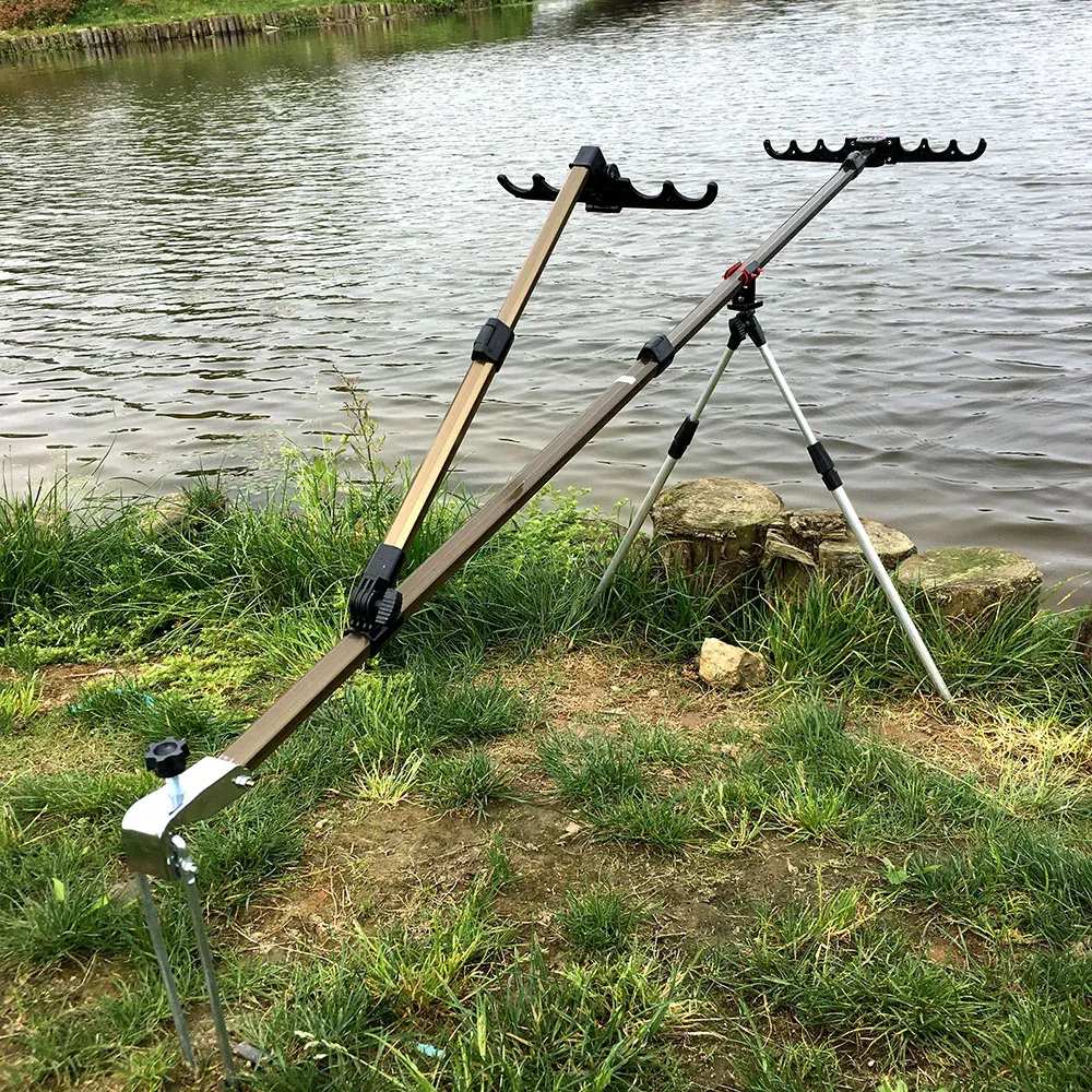 Portata regolabile pesca a canna da pesca supporto per pasta di pesca a canna da pesca porta stalla da pesca esterna di supporto per la pesca pentola