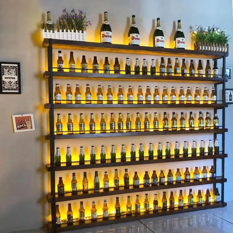 Model Whiskey Rack Storage Wine Rack Kitchen Whisky Holder Display Vintage Wine Rack ...