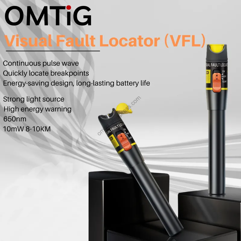 10 MW Stift Rotfaserfaser Tester Visual Fehler Locator Kabelprüfer