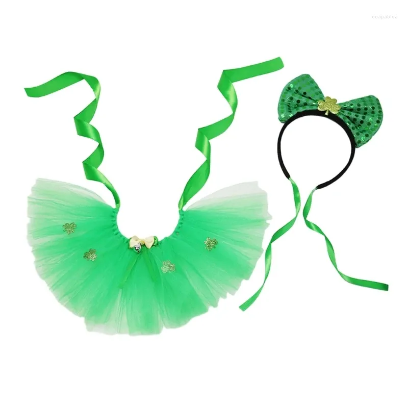 Dog Apparel Dogs Saintpatricks Costume Costume Pet Roupas Festivas Tulle Salia