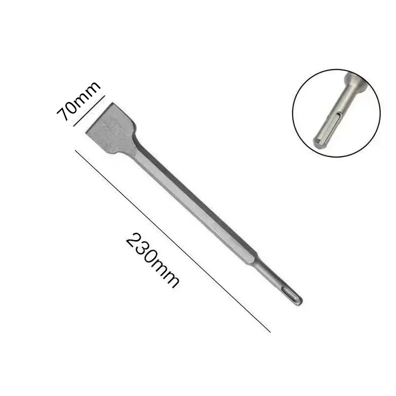 Set di scalpelli da 230 mm SDS Plus Electric Hammer Bit Point Calcosini Cucini a forma di U connocnocchiale a forma a U perforazione da parete in mattoni in cemento