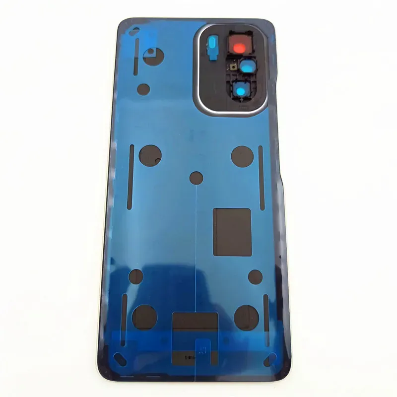 Batterifläck Original för Xiaomi Poco F3 5G M2012K11 Glasbatteri Back Cover Housing Case Ersätt