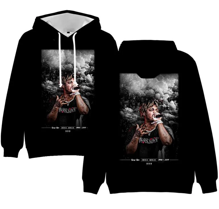 Juice WRLD Hoodies Loose Vintage Hip Hop Hoodies Men Women Harajuku Hoodie RIP Juice WRLD Sweatshirts Fashion Ulzzang Clothing7081970