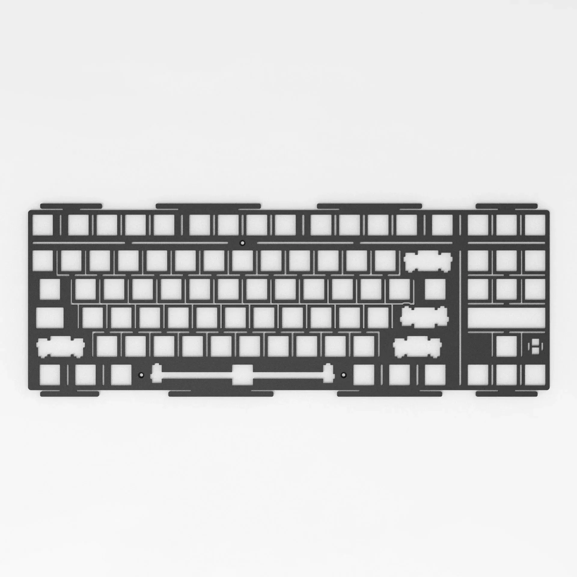 Accessoires Tiger Lite Mécanique Clavier Poste de positionnement PC FR4 Plaque en laiton Tiger80 Planche fille Sandwich Coton IXPE Axe PAD