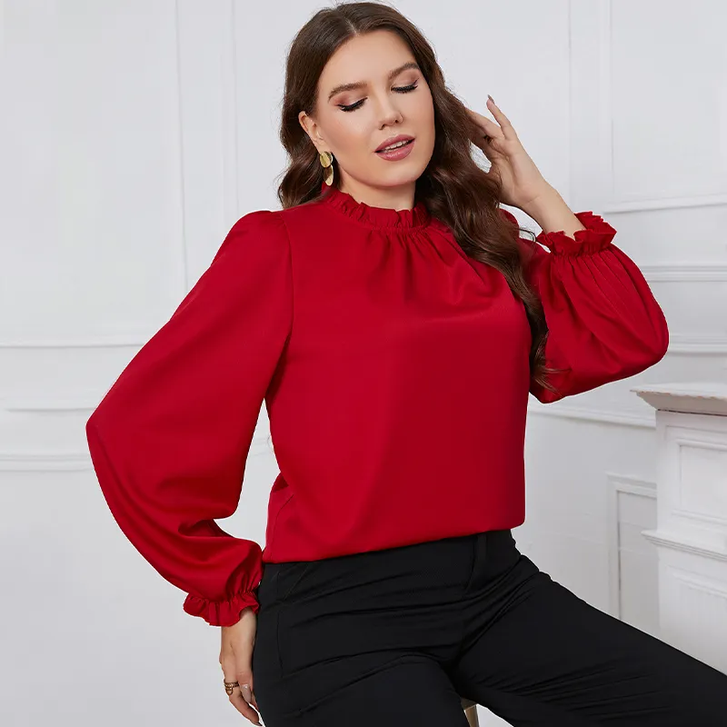 New Long Sleeves Plus Velvet Straps Solid Color Sweatshirt New Long Sleeves Plus Velvet Straps Solid Color Sweatshirt