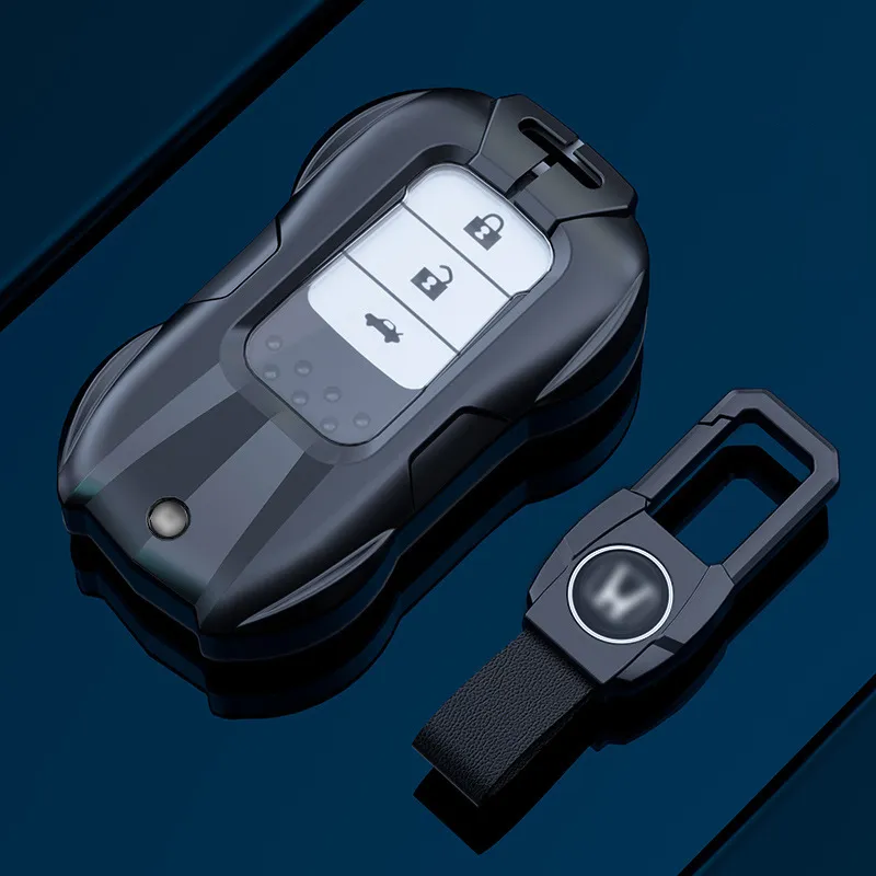 Zinc Alloy Car Remote Key Case Cover for Honda Civic CR-V HR-V XR-V Fit ...