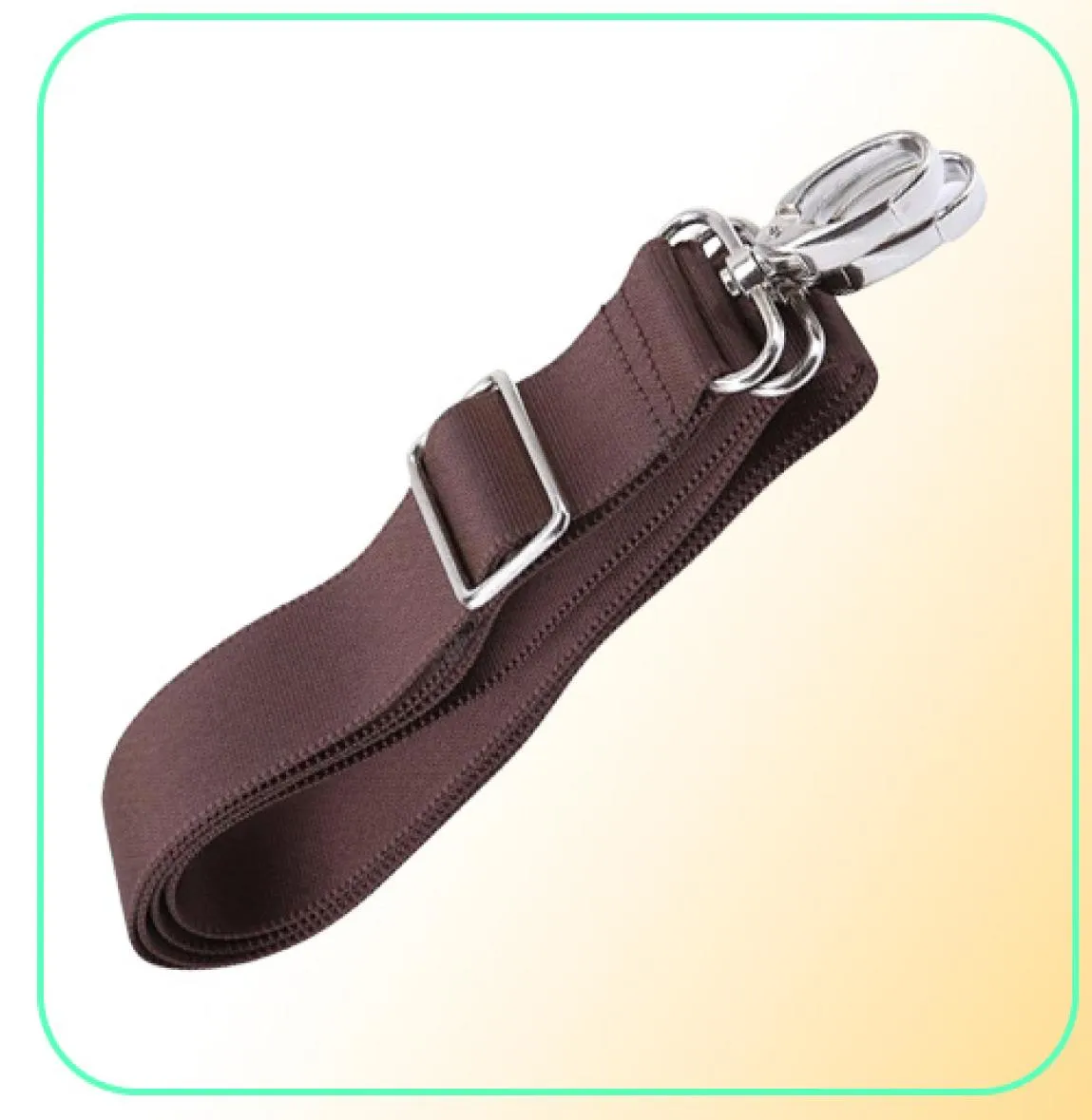 Pièces de sac ACCESSOIRES ACCESSORIES SEMPLICATION STRAP RÉGLABLE POUR LUGGAGE MESSENSger Polyester Brun Brown Tissu 106G5771401