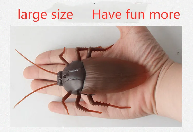 Infrared Remote Control Cockroach Toy Realistic RC... From Ddmylovely ...