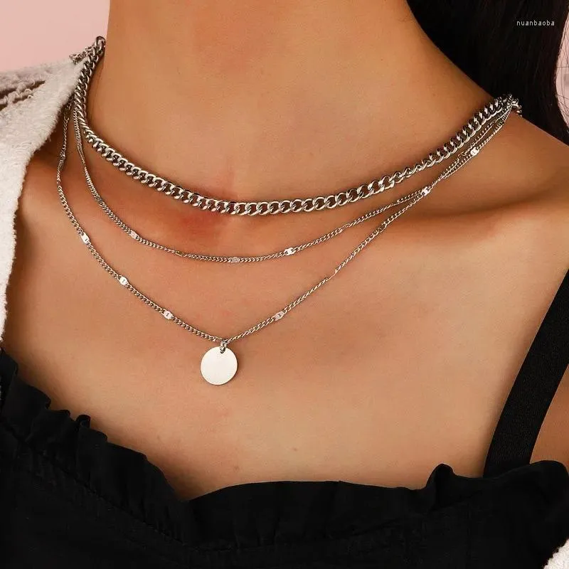 Chains Vintage Necklace On Neck Gold Chain Women's Jewelry Layered Accesories For Girls Clothing Aesthetic Gifts Fashion Pendant 2024