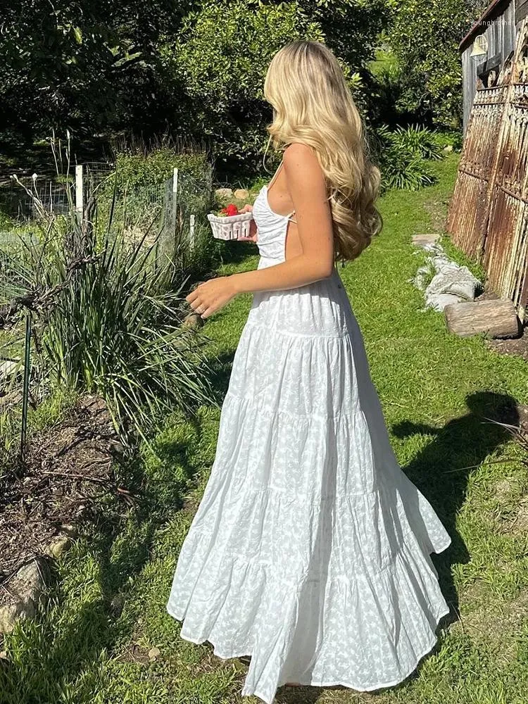 sachin and babi light blue dress Coolmee Women's Summer Maxi Corset Boho Dresses Casual Spaghetti Straps  Button Up Dress Flowy A-Line Beach Sundress White M : Target main image 1
