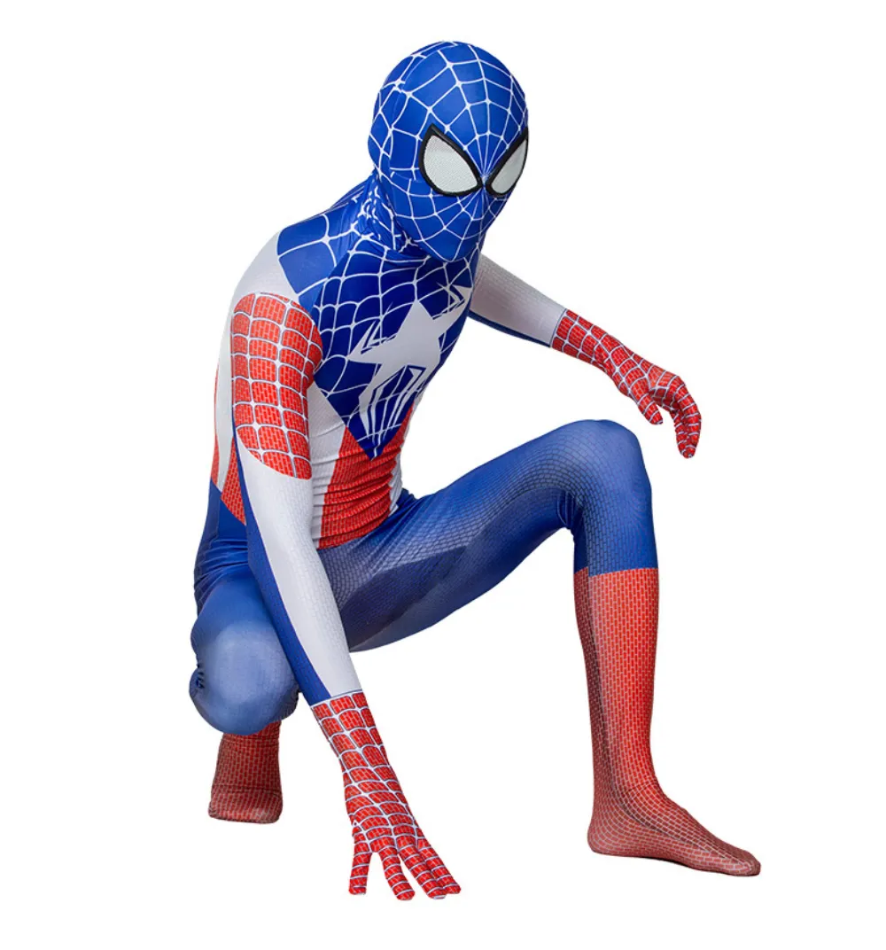 Spandex Superhero Advanced Zentai Bodysuit kombinezon Cosplay kostium Lycra Zenta