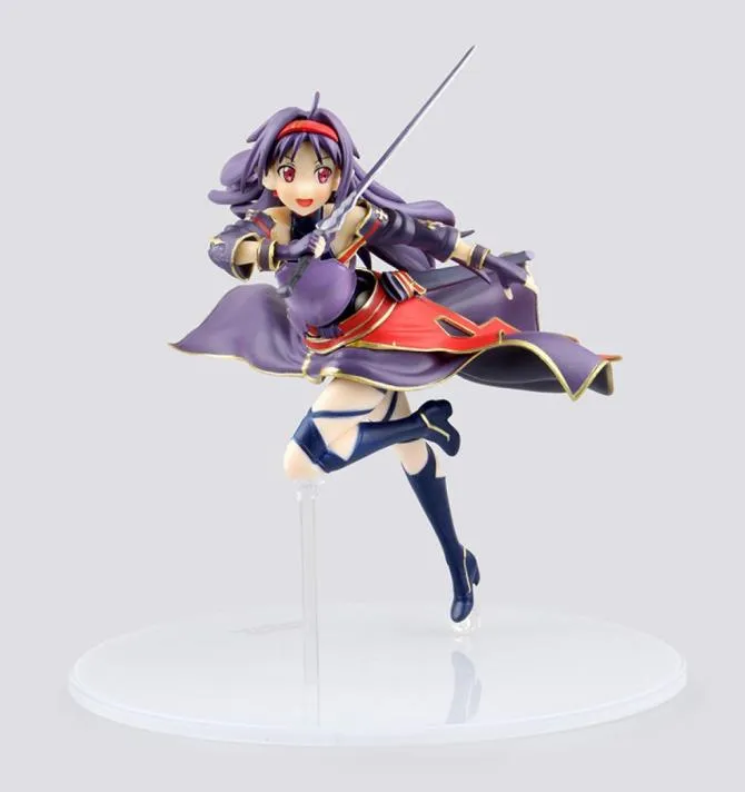 New Anime Sword Art Online II SAO Mother039s Rosario Konno Yuuki 17 scale PVC Action Figure Collection Model Toys Doll Gift X05598074