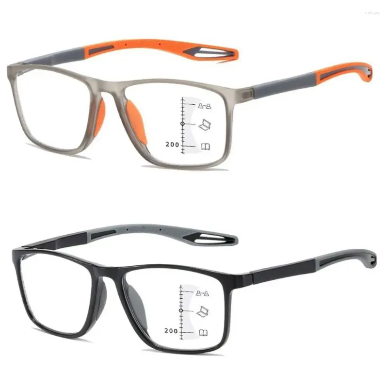 サングラスマルチフォーカルアンチブルーライトリーディングメガネ目の保護ブルーレイブロッキング光学スペクタクル眼鏡Ultralight TR90