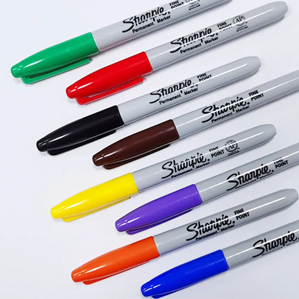 Sharpie Permanent Marker 30001 Oil-based Black Fade-resistant Industrial Dust-free Pen Laboratory Student Supplies Stationery