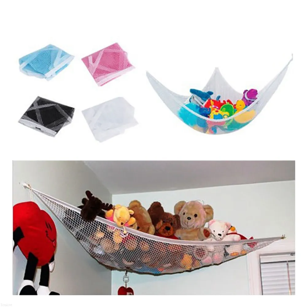 Amaca Sospesa Per Peluche – Rete Portagiocattoli 360° – Risparmia Spazio – Per Pupazzi, Orsacchiotti, Cuscini
