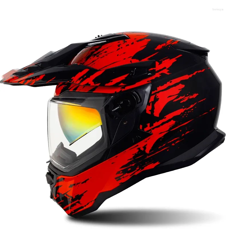 Motorcykelhjälmar off-road Mountain Biker Fall Protection Helmet Classic Bike Racing Downhill