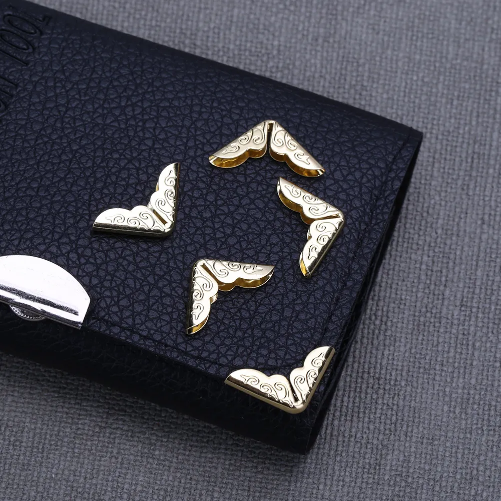 Metal Book Corner Protectors for Scrapbook Albums Menus Folders Card ...