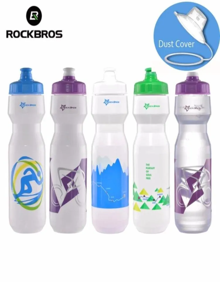 Bottiglie d'acqua in bicicletta Rockbros 750 ml di bevande per mountain bike per mountain bike sportive per esterno