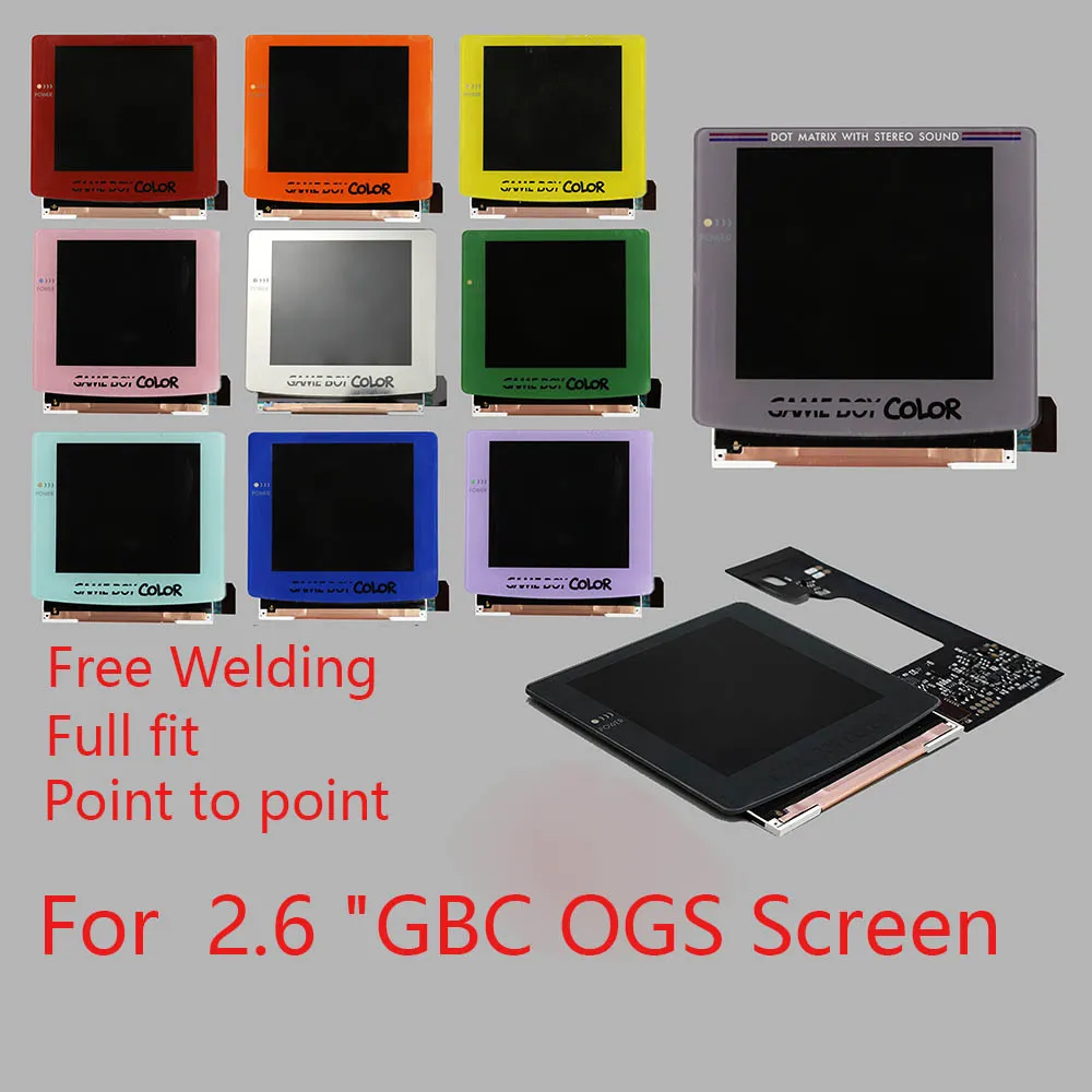 2023 Nuovo V3.1 è applicabile al kit LCD IPS GBC Retro Pixel IPS 2.0 Schermata laminata Evidenzia Kit di retroilluminazione