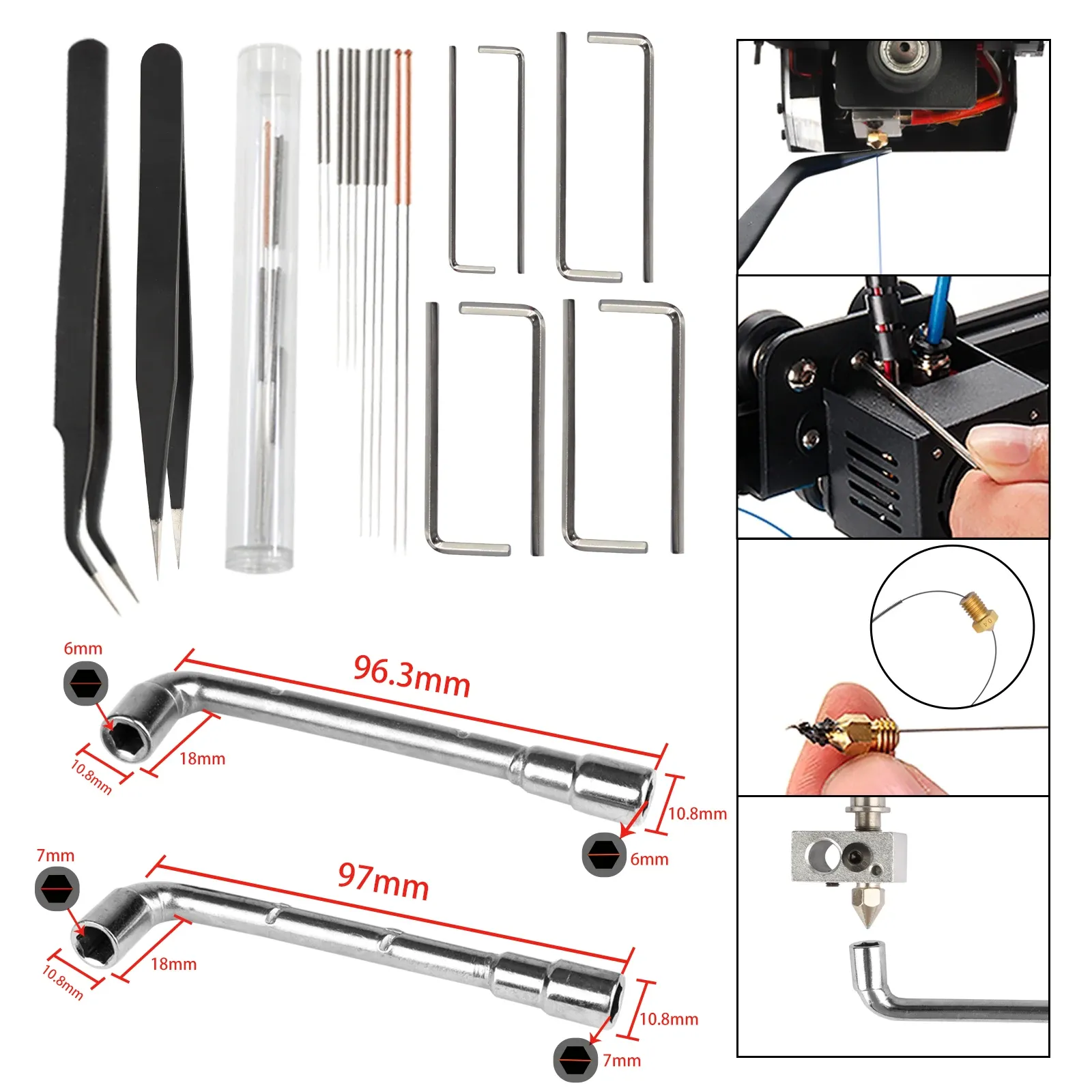 3D Printer Carving Chisel Set: Engraving, Deburring, and Cutting Tool ...