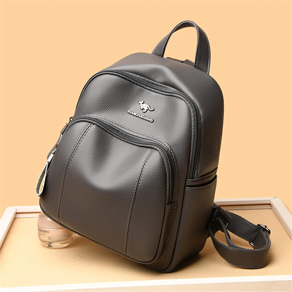 causal soft leather travel rucksack zipper women's shopping backpacks SYTRAH Backpack for Women, 15.6 inch Laptop Purse Daypack Brown Explore anywhere without worrying about pickpockets with our Tourer womens anti Backpack for women 2023 new