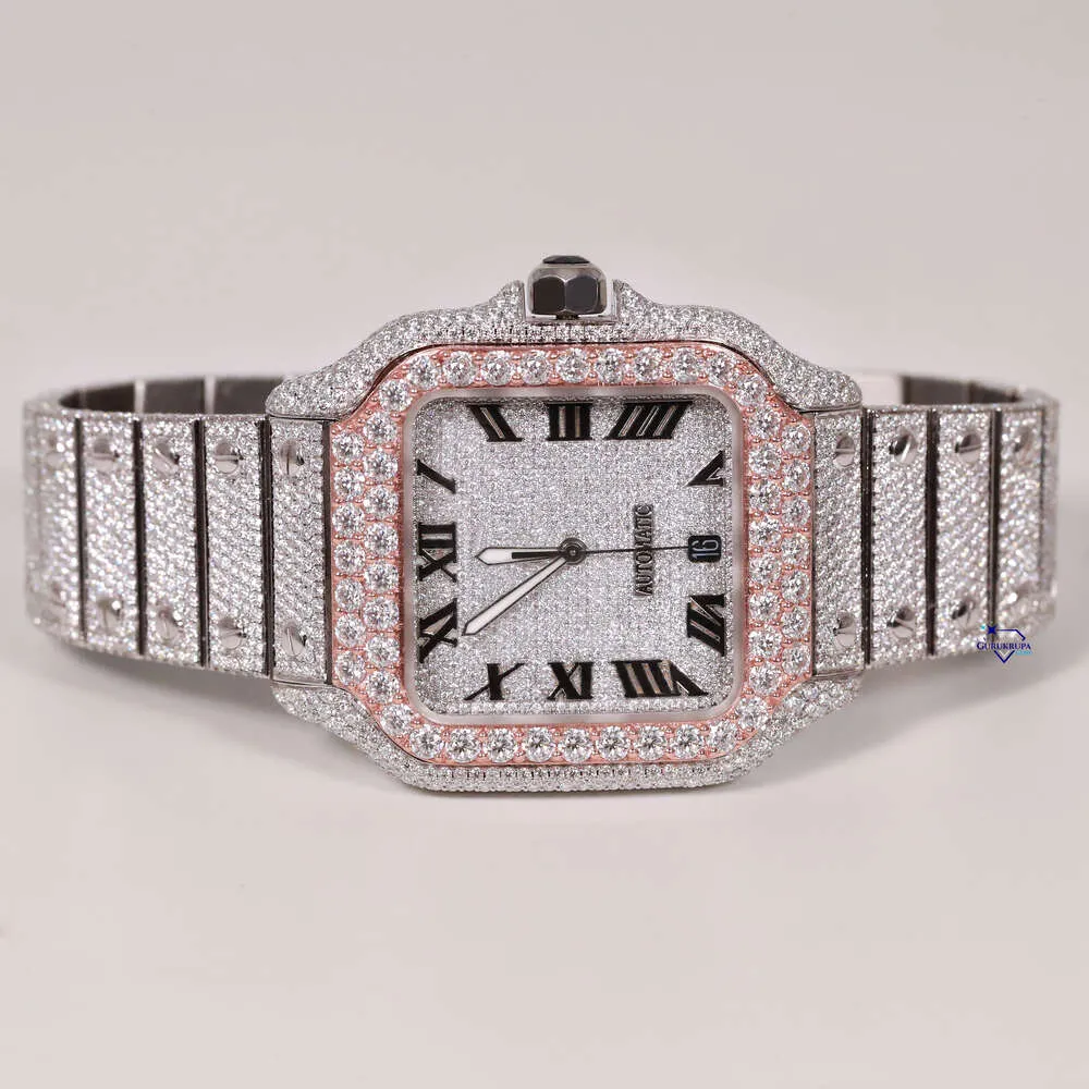 Luxury Looking Fully Watch Iced Out For Men woman Top craftsmanship Unique And Expensive Mosang diamond Watchs For Hip Hop Industrial luxurious 21268