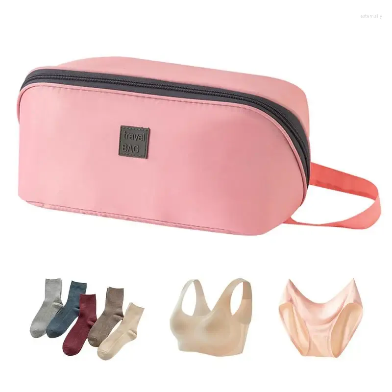 Storage Bags Bra Bag For Travel Large Capacity Socks Packing Opening Container Undershirts Panties Underwear