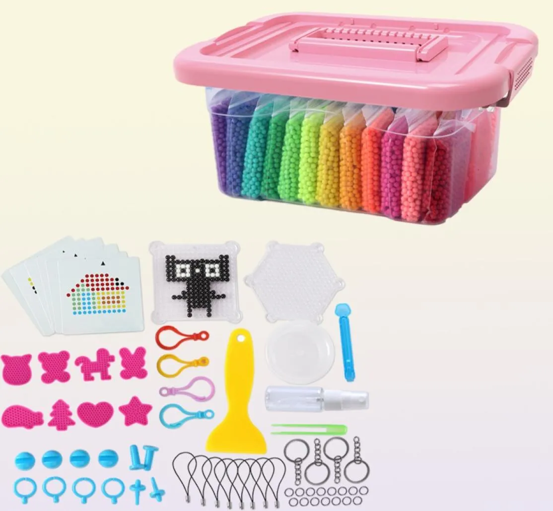Perle d'acqua fai -da -te giocattoli per bambini Montessori Educational Magic Puzzle Toys perle set bambini ragazzi ragazzi 3 5 7 8 anni giocattoli 2203267239