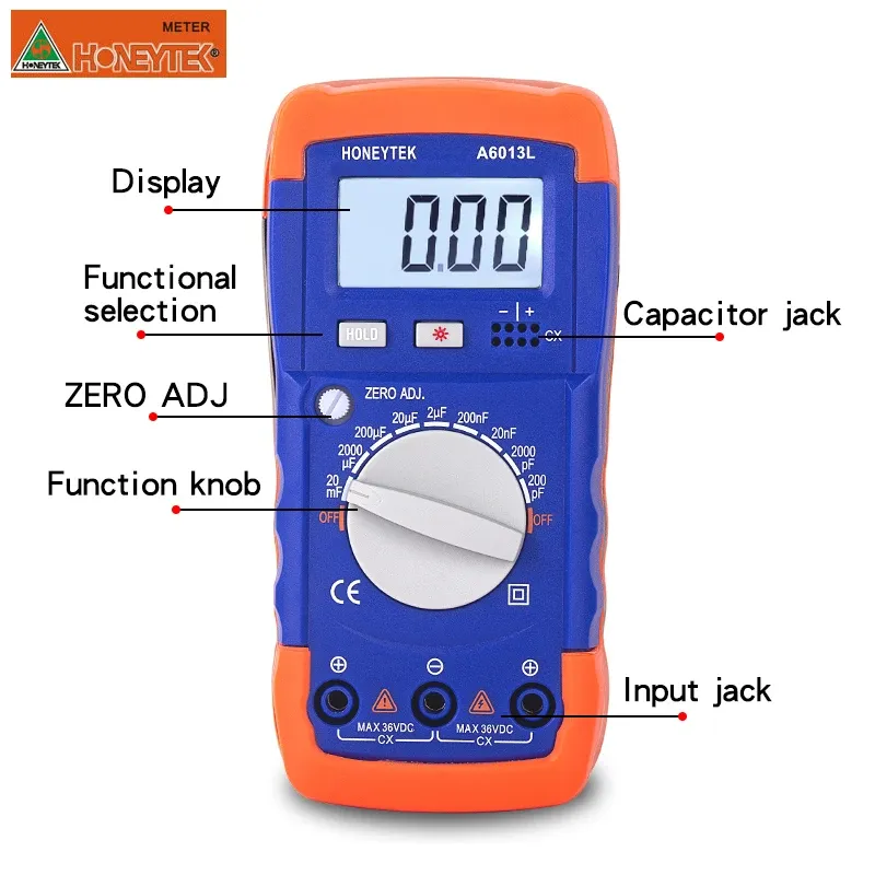 Digital Capacitor Tester: Professional Capacitance Meter For Precise ...