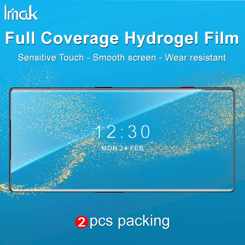 Imak Hydrogel Film voor ZTE Nubia Red Magic 8 Pro plus voorzijde zachte helder schermbescherming beschermend oleofobe