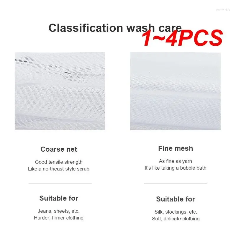 Tvättväskor 1-4 st skyddande mjuka tillbehör mesh delikat tyg innovativ bh bekväm pålitlig