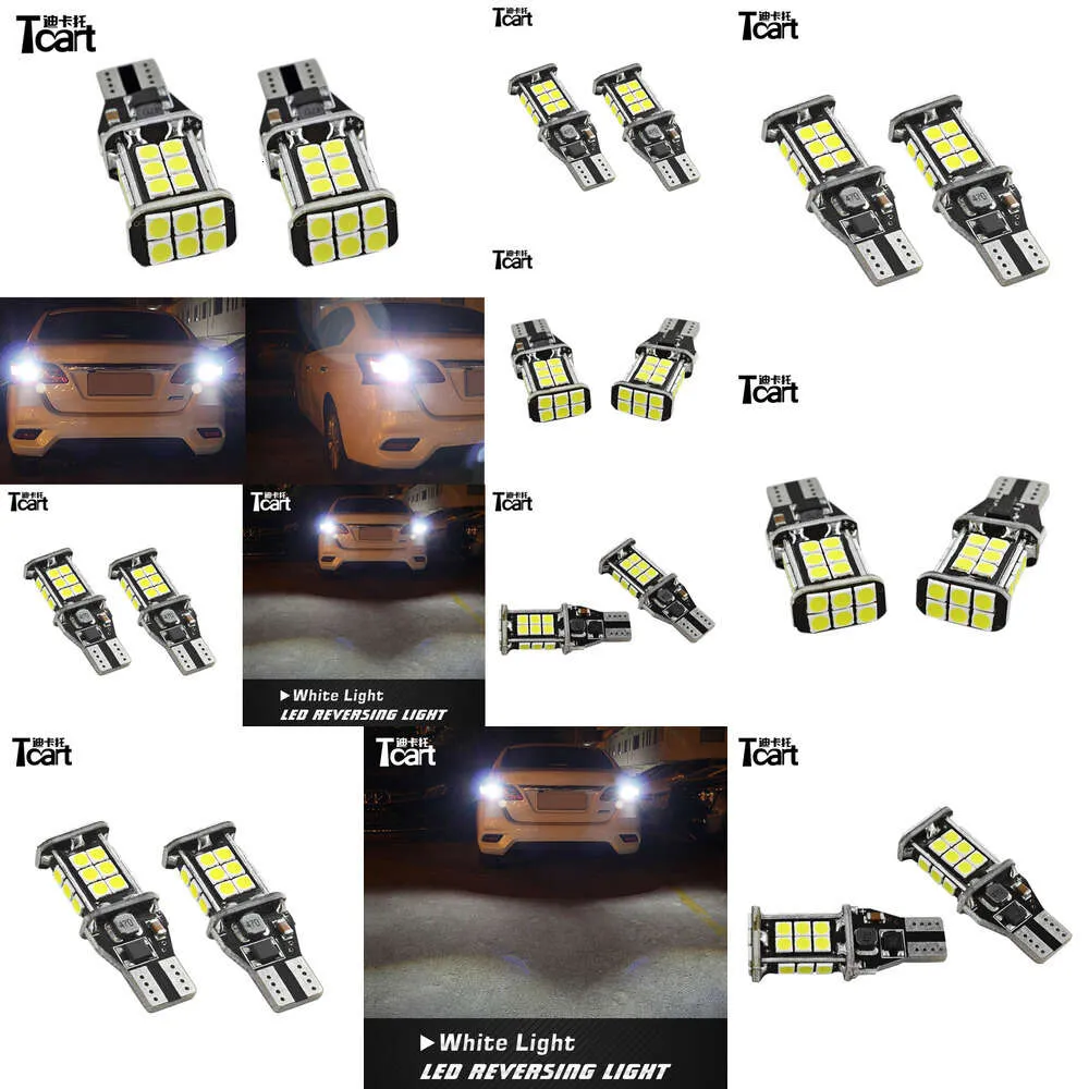 TCART T15 LED LED LED LED CANBUS Back Up Lights Задние лампы автомобильные аксессуары для Nissan Sentra B17 2012 2014 2015 2018