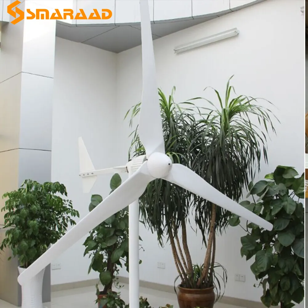 SMARAAD 1.4m 1.5m 1.95m White Reinforced Fiberglass Bud And Wheel Hub For DIY 2KW 8KW Horizontal Axis Wind Turbines or Wind Turb
