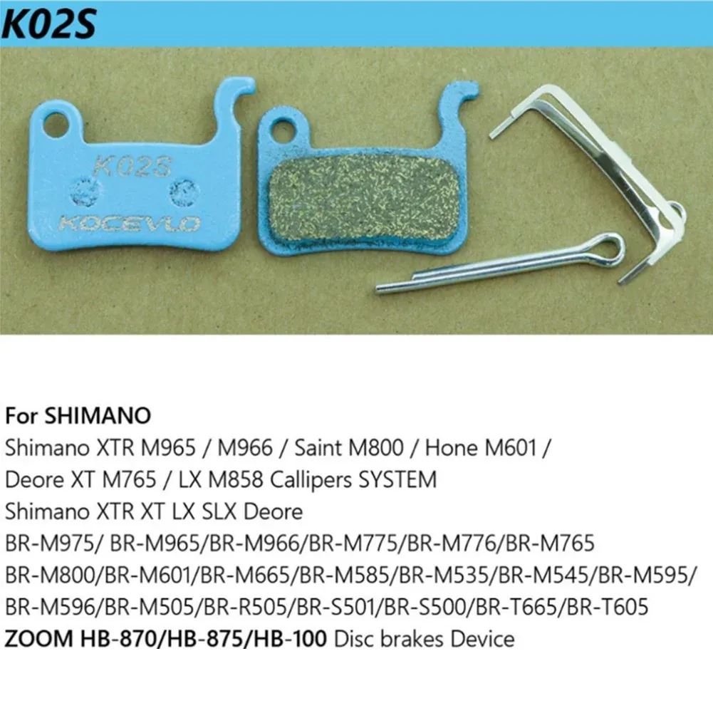 自転車MTBサイクリングディスクブレーキパッド有機化合物焼結合金属油圧ディスク金属ブレーキパッドK01S/K02S/K03S/K10S