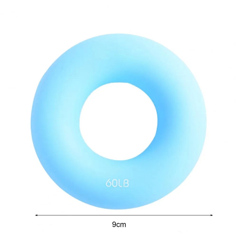 40lb/60lb/80lb/100 pund fingergreppstärkare bärbar hög elasticitet flexibel handgrepptränare silikonring för vardagen