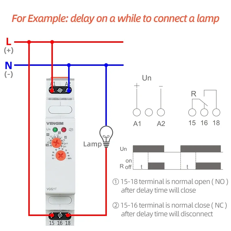 DIN Rail Time Relais 220 V Strom für Delay Relais 12 Volt 12V 24 V 110 V Timerschalter