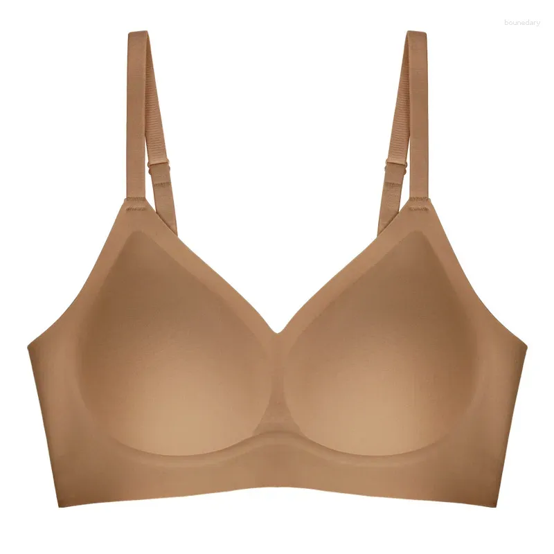 Bras Lingerie transparente à tasse semi-fixe pour femmes Jelly Summer Support supérieur STRAP BRA BRA BEAUX BRASSIER