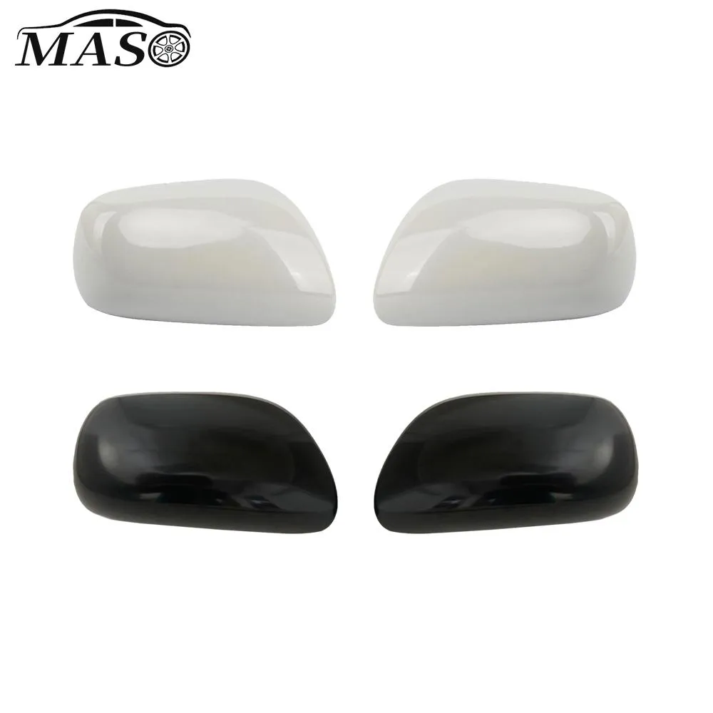 Car Rearview Mirror Housing Cover Black UV Protection Side Door Wing Mirror Cap