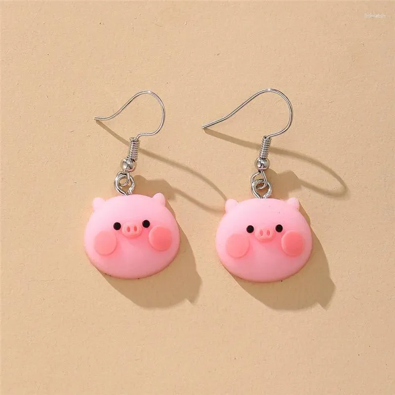 Dangle Earrings Cute Animal Piggy Girl's Jewelry Sending Gifts Christmas Cloud Teenage Girls Decoration