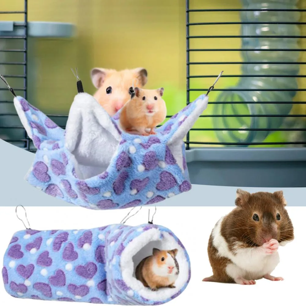 Blue Hamsters Pink Blue Hamster Bedding 2-Pack Warm Hamster
