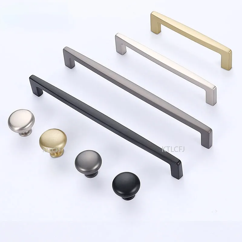 Gold Zinc Wardroy Wardside Armadio Knob maniglia lunga maniglia moderna mobili da cucina minimalista tiro